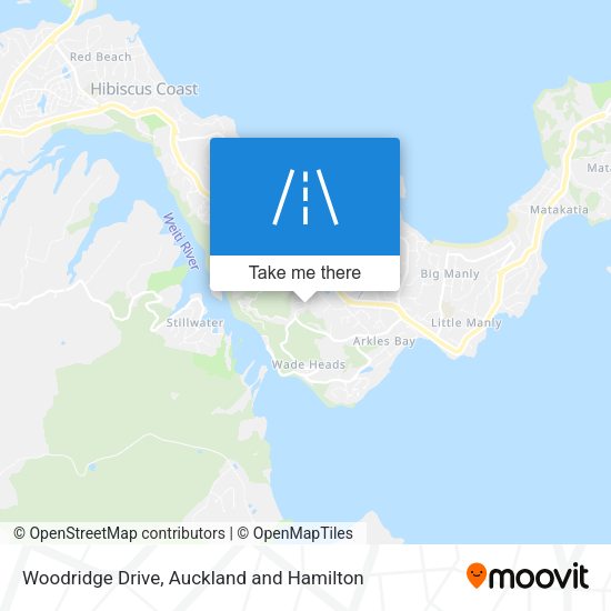 Woodridge Drive map