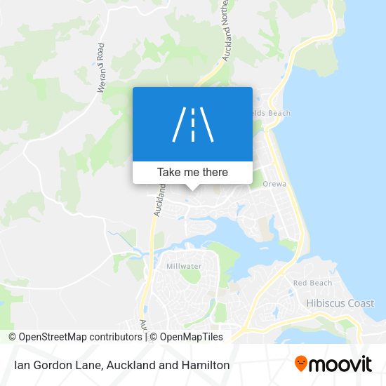 Ian Gordon Lane map