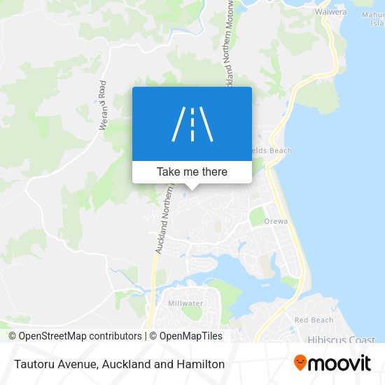 Tautoru Avenue map