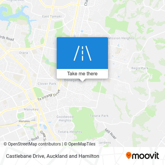 Castlebane Drive map