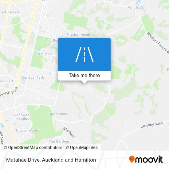 Matahae Drive map