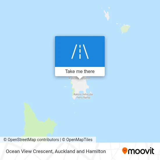 Ocean View Crescent map