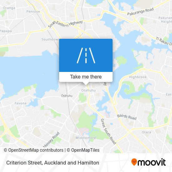 Criterion Street map