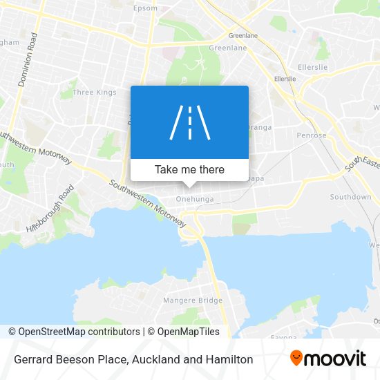 Gerrard Beeson Place map