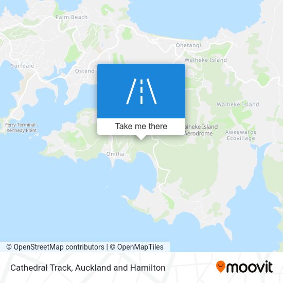Cathedral Track map