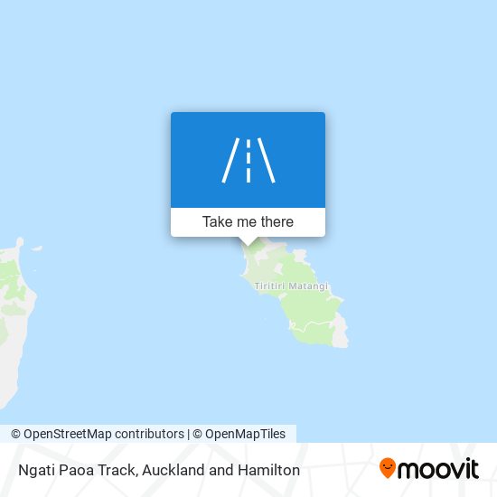 Ngati Paoa Track map