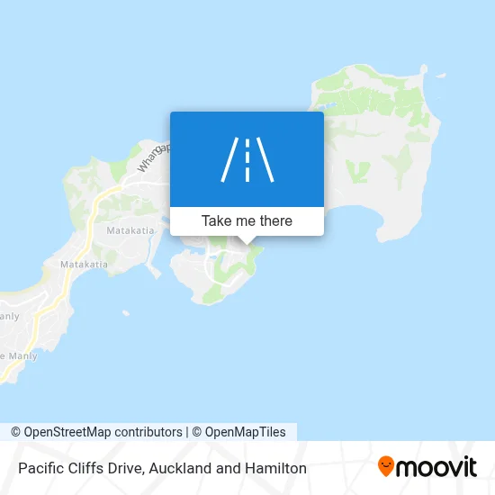 Pacific Cliffs Drive map