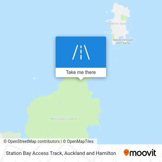 Station Bay Access Track map