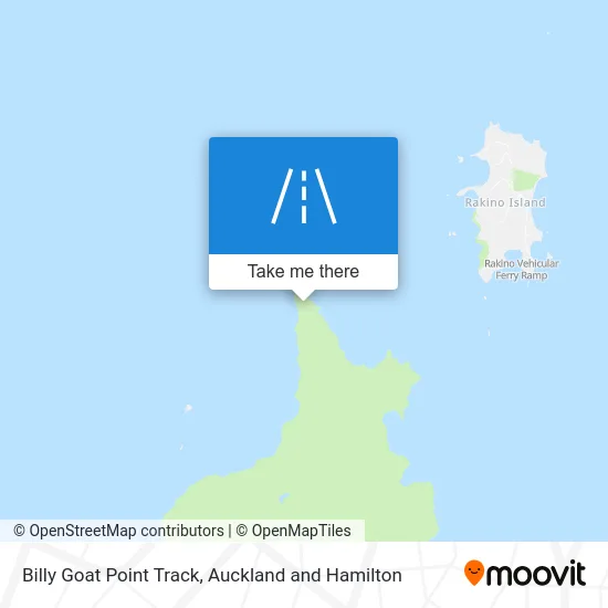 Billy Goat Point Track map
