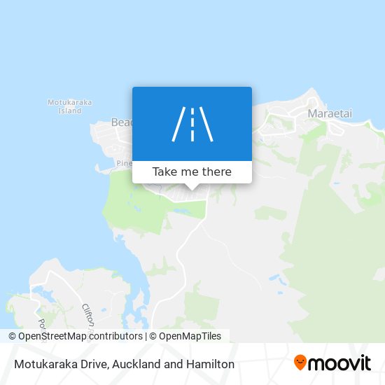 Motukaraka Drive map