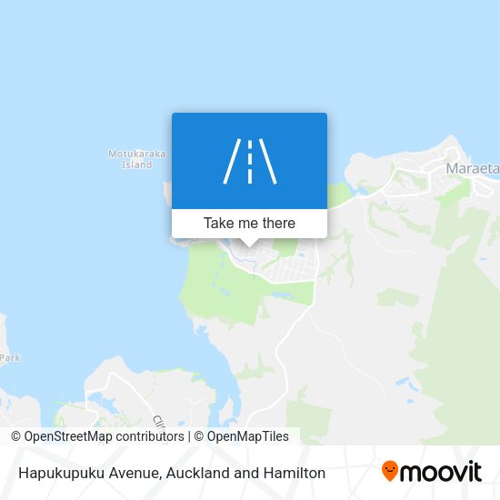 Hapukupuku Avenue map