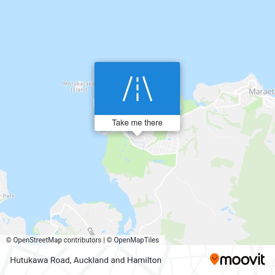 Hutukawa Road map