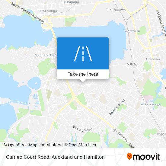 Cameo Court Road map