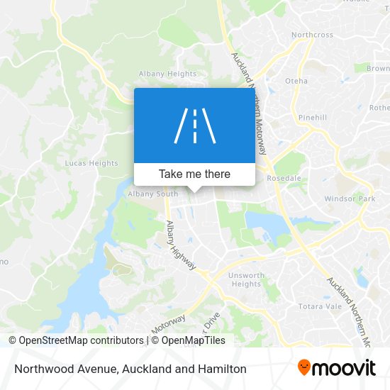 Northwood Avenue map