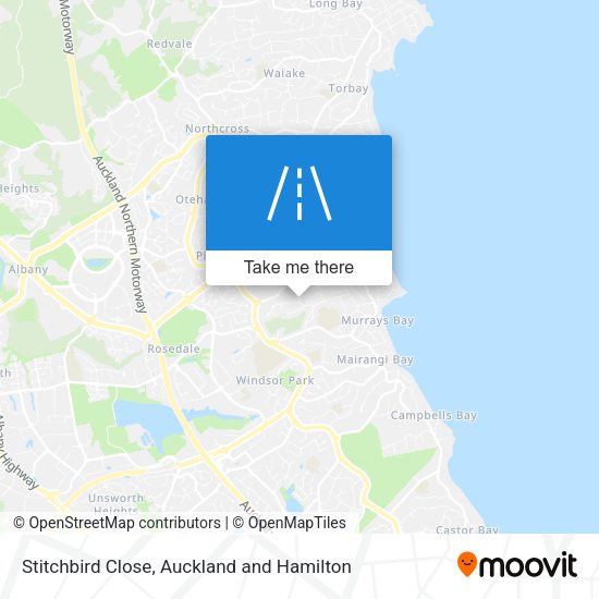 Stitchbird Close map