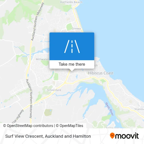 Surf View Crescent map
