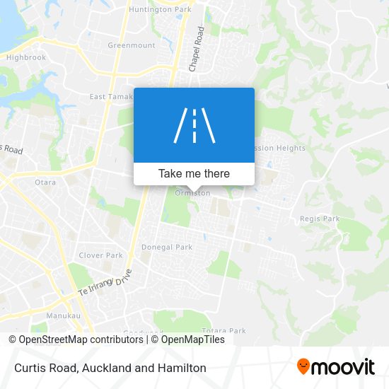 Curtis Road map