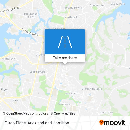 Pikao Place map