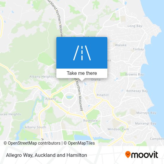 Allegro Way map