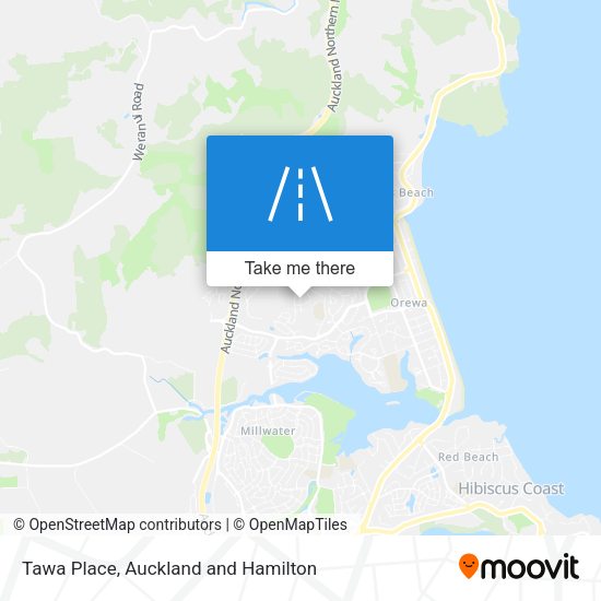 Tawa Place map