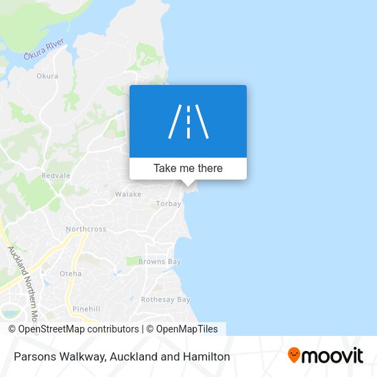 Parsons Walkway map