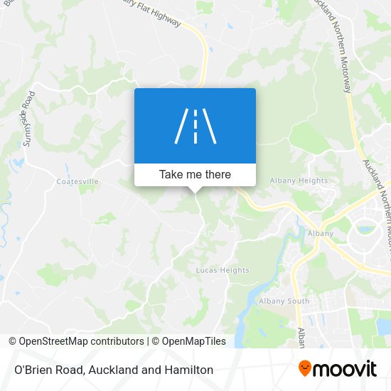 O'Brien Road map