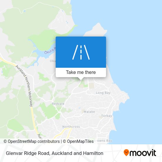 Glenvar Ridge Road map