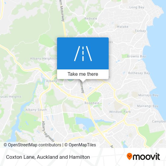 Coxton Lane map