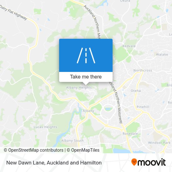 New Dawn Lane map