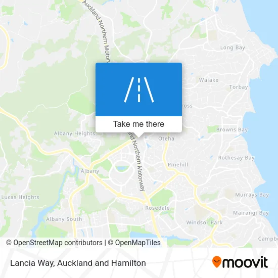 Lancia Way map