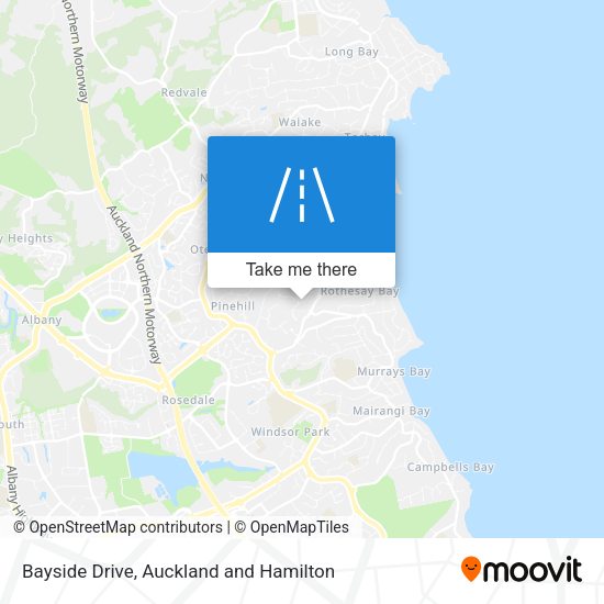 Bayside Drive map