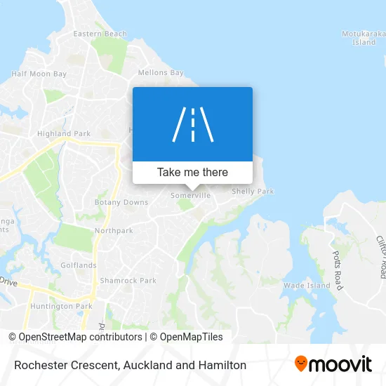 Rochester Crescent map