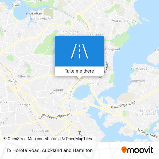 Te Horeta Road map