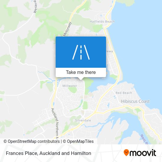 Frances Place map