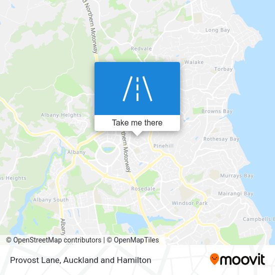 Provost Lane map