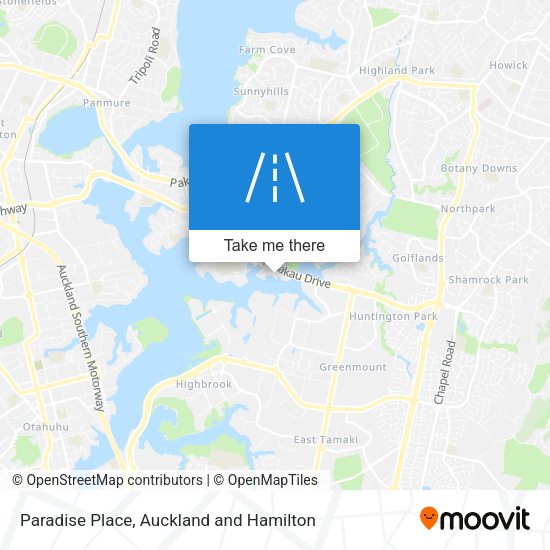 Paradise Place map