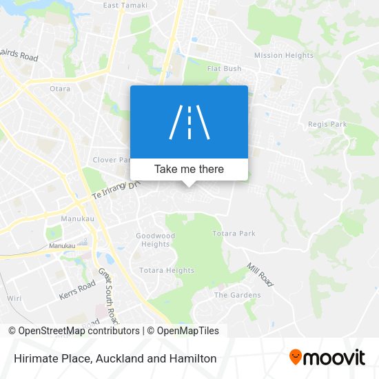 Hirimate Place map