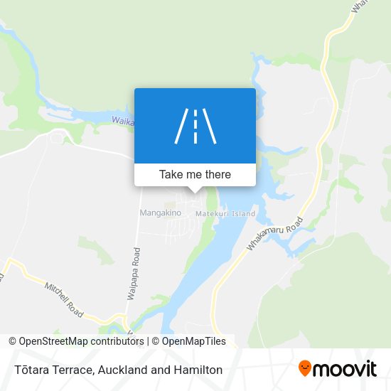 Tōtara Terrace map