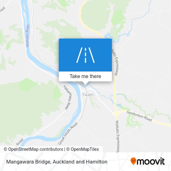 Mangawara Bridge map