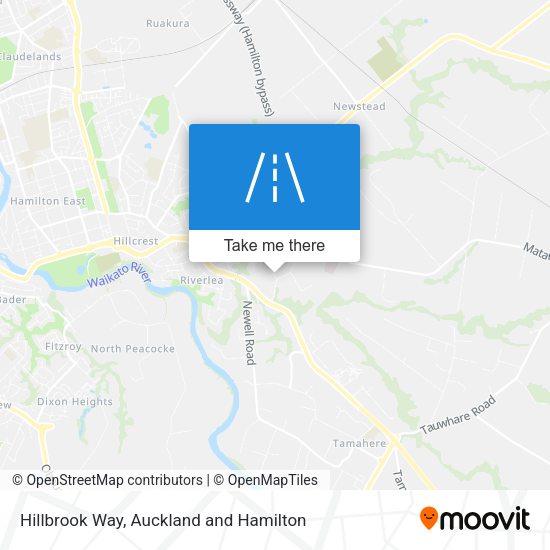 Hillbrook Way map