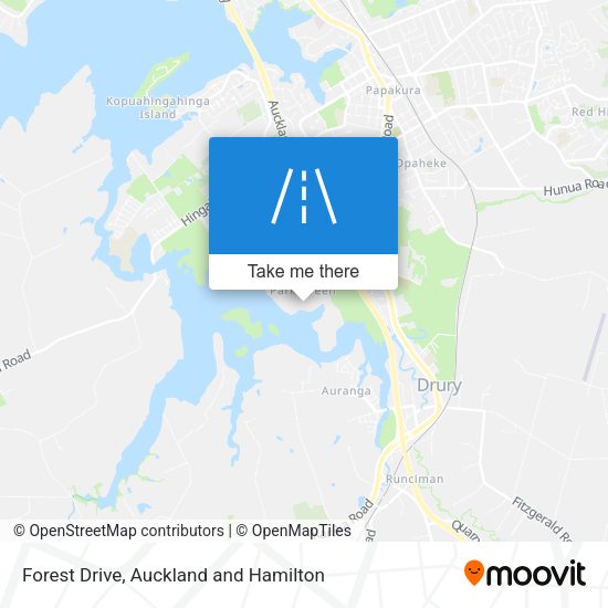 Forest Drive map
