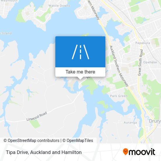 Tipa Drive map