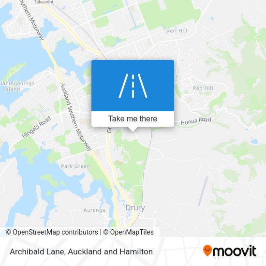 Archibald Lane map