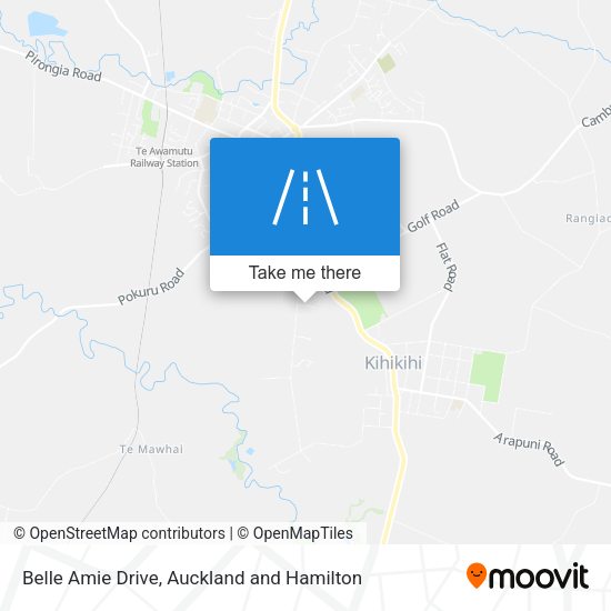 Belle Amie Drive map