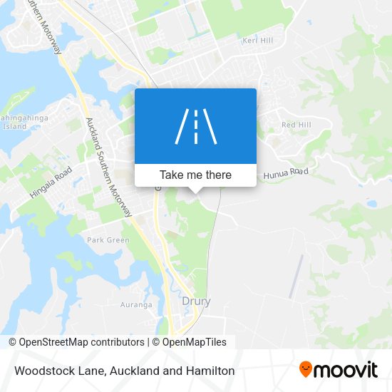 Woodstock Lane map