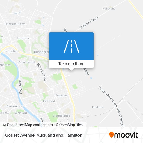 Gosset Avenue map