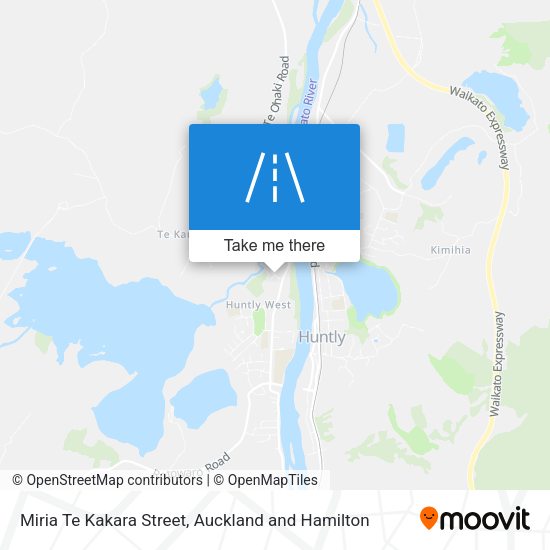 Miria Te Kakara Street map