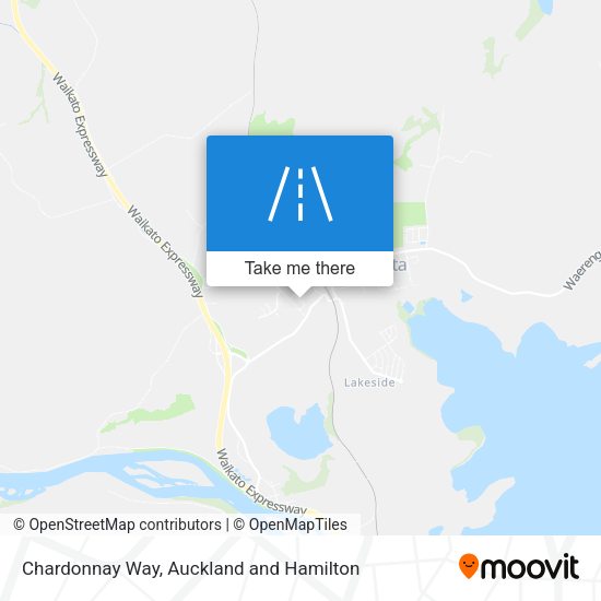Chardonnay Way map