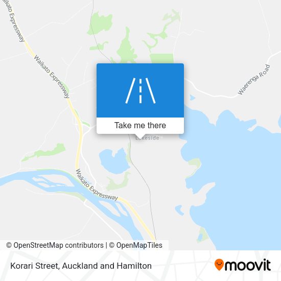 Korari Street map