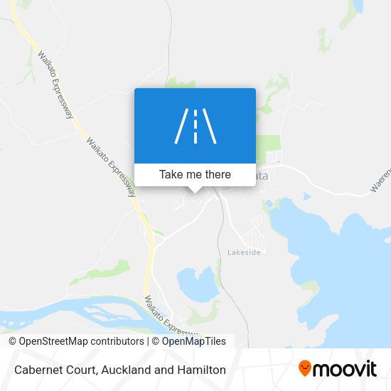 Cabernet Court map